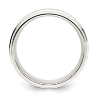 Sterling Silver 7mm Polished Intertwined Band Size 9