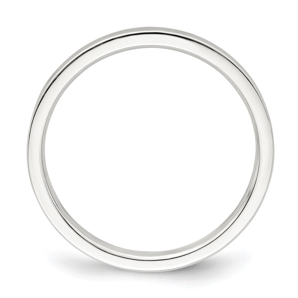 Sterling Silver 2mm Flat Size 4 Band