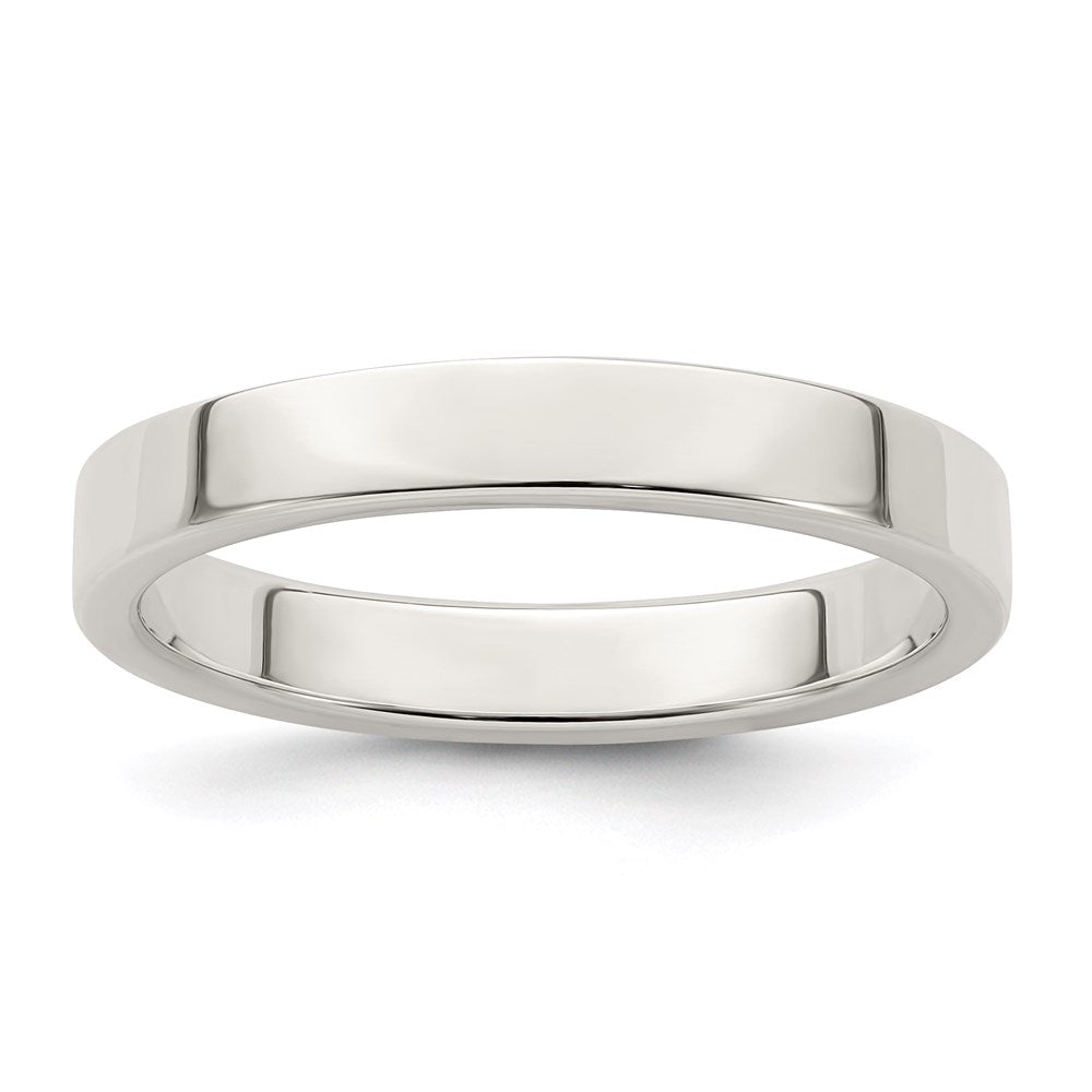 Sterling Silver 3mm Flat Size 7 Band