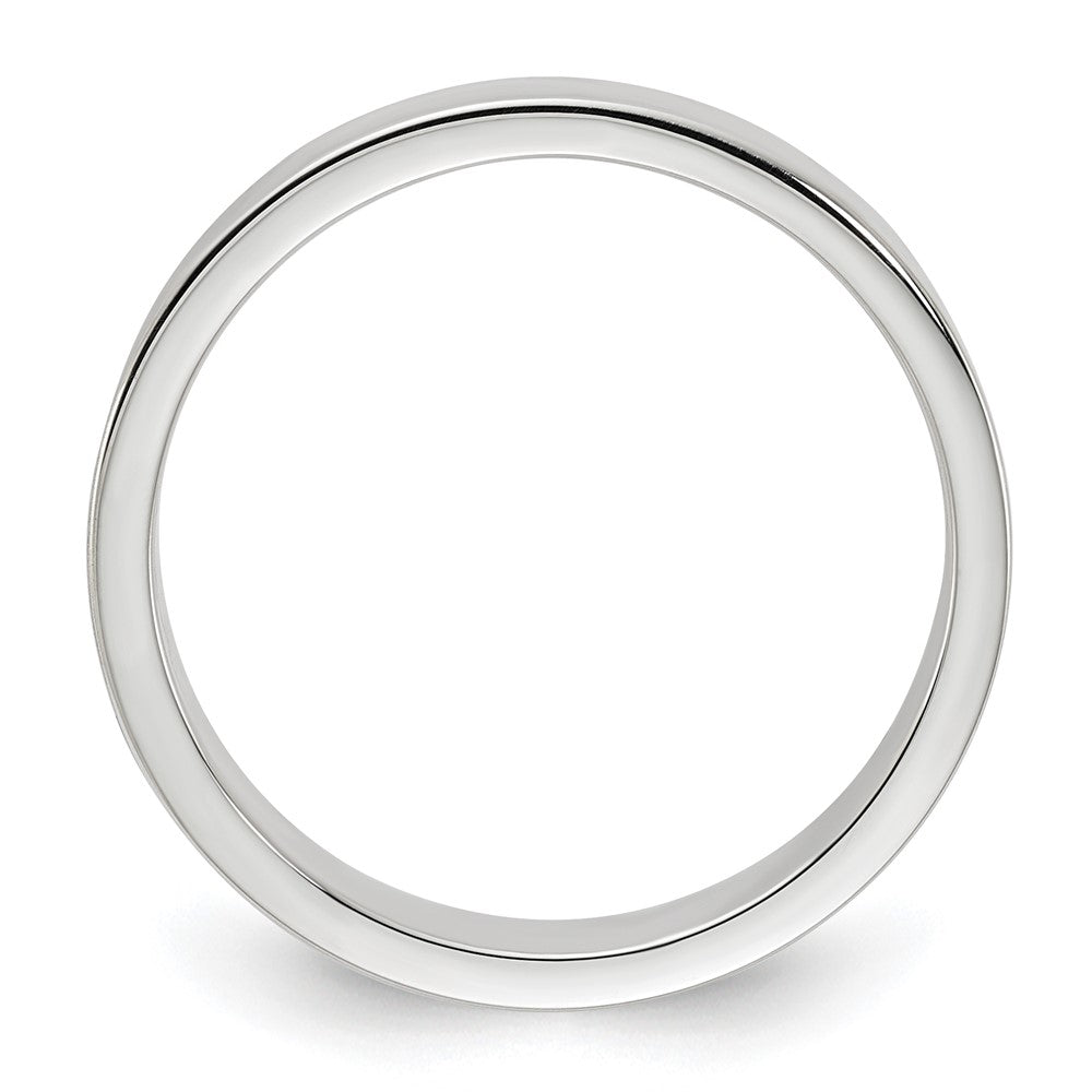 Sterling Silver 4mm Flat Size 13.5 Band