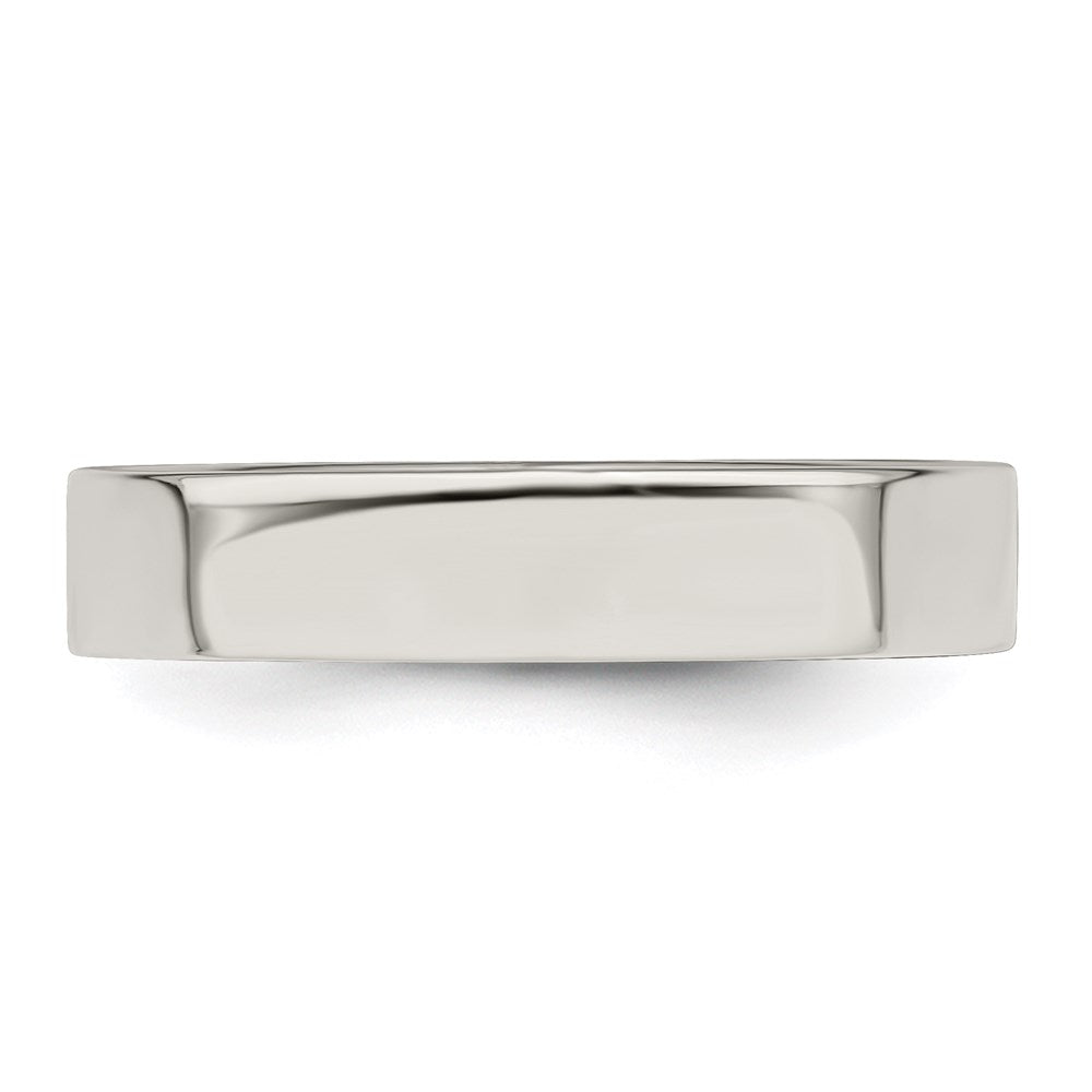 Sterling Silver 4mm Flat Size 11.5 Band