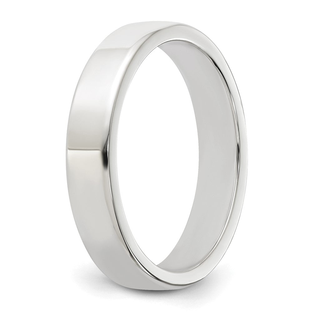 Sterling Silver 4mm Flat Size 7 Band
