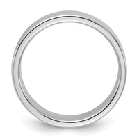 Sterling Silver Rhodium-plated 5mm Flat Size 4 Band