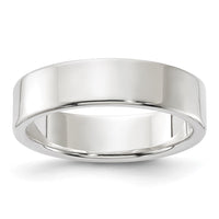 Sterling Silver 5mm Flat Size 13 Band