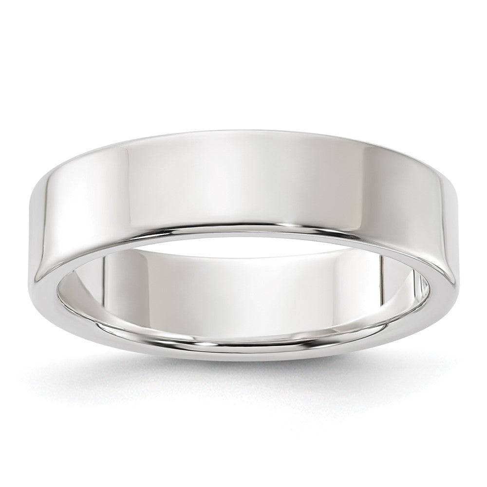 Sterling Silver 5mm Flat Size 8.5 Band