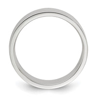 Sterling Silver 6mm Flat Size 6 Band