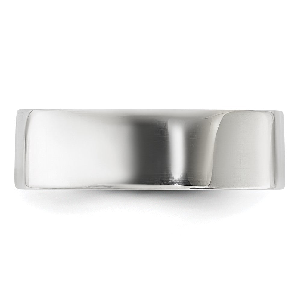 Sterling Silver 6mm Flat Size 6.5 Band