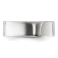 Sterling Silver 6mm Flat Size 6.5 Band
