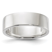 Sterling Silver 6mm Flat Size 10.5 Band