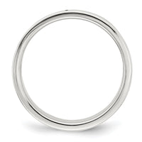 Sterling Silver 7mm Flat Size 7.5 Band