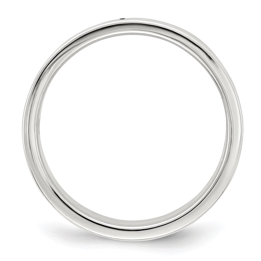 Sterling Silver 7mm Flat Size 13 Band