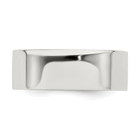 Sterling Silver 7mm Flat Size 13 Band