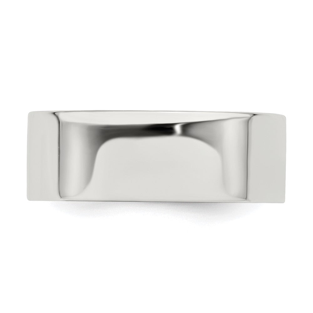 Sterling Silver 7mm Flat Size 5.5 Band