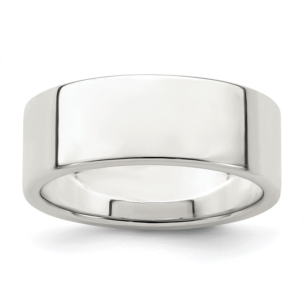 Sterling Silver 7mm Flat Size 6 Band