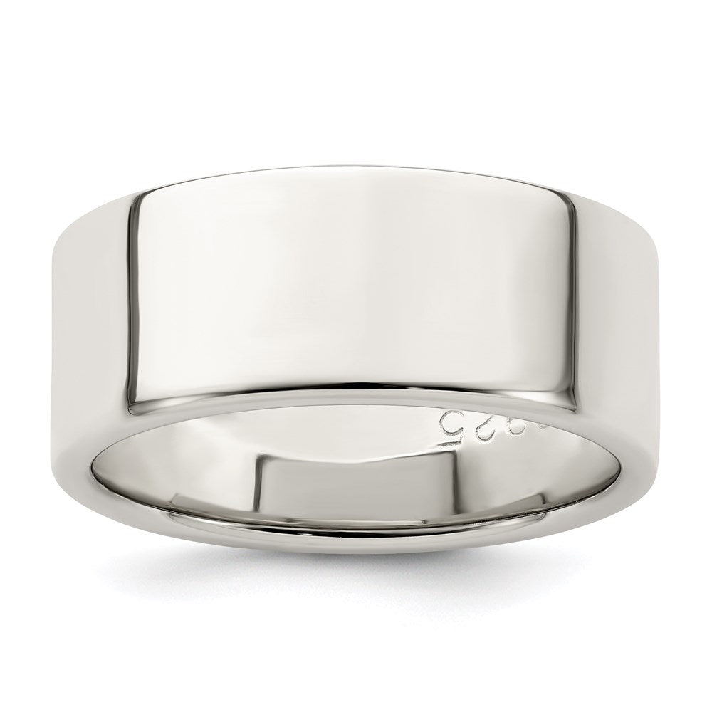 Sterling Silver 8mm Flat Size 6 Band