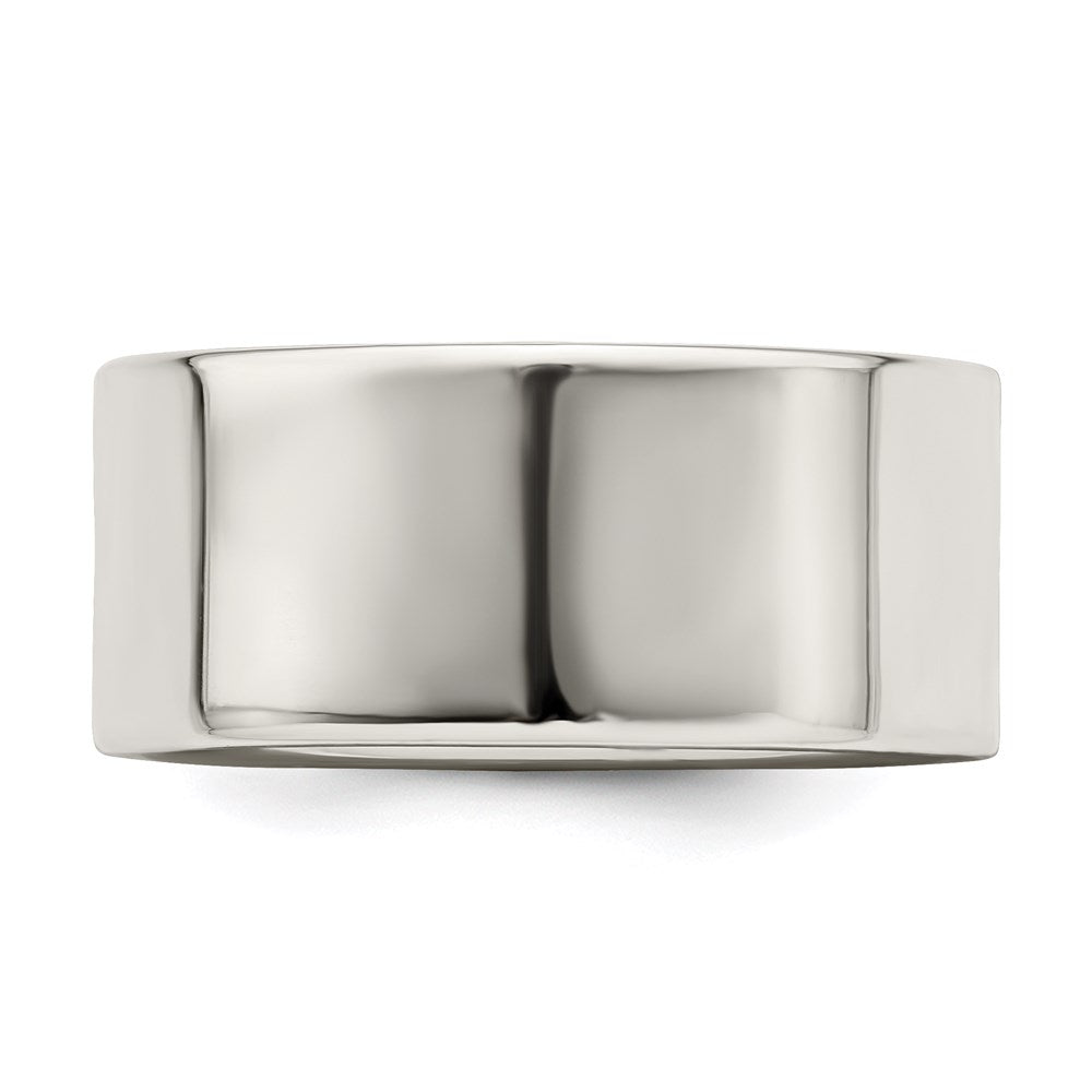 Sterling Silver 9mm Flat Size 8 Band
