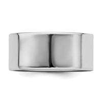 Sterling Silver Rhodium-plated 9mm Flat Size 11.5 Band