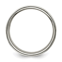Sterling Silver 10mm Flat Size 4 Band