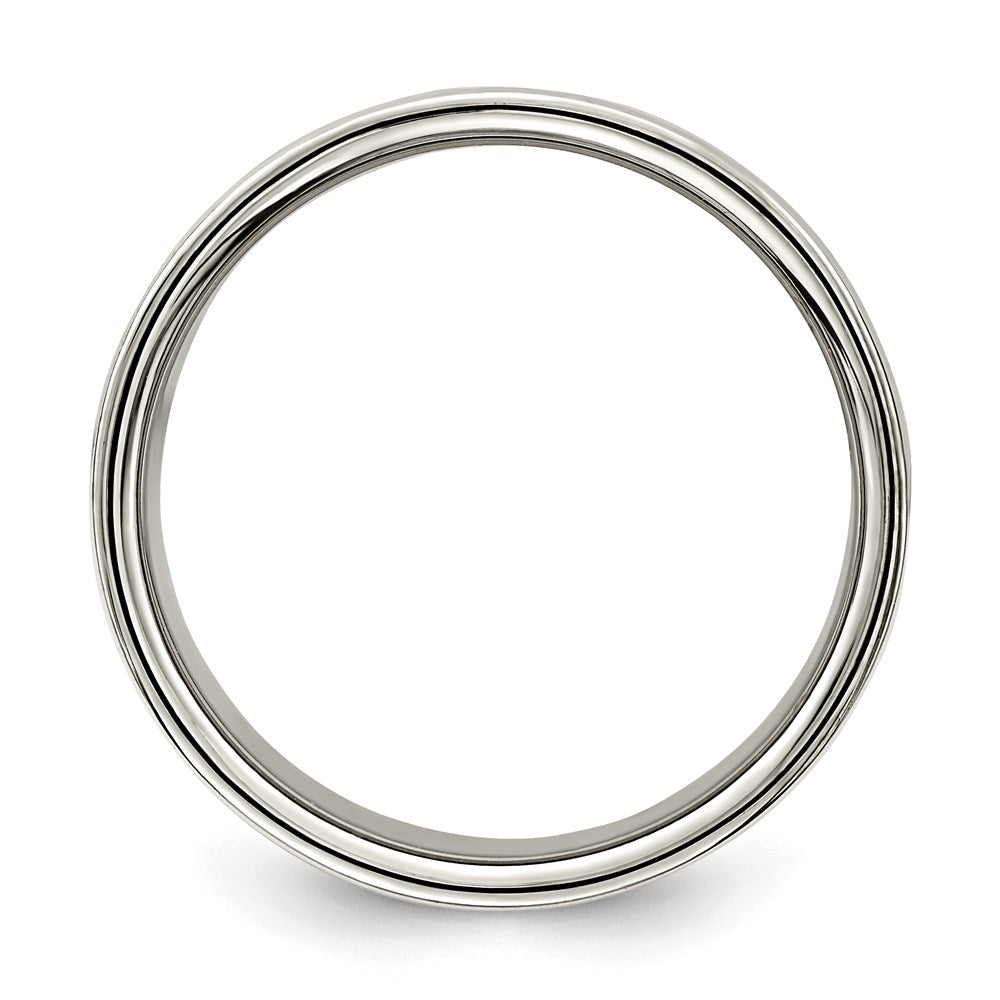 Sterling Silver 10mm Flat Size 11.5 Band