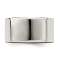 Sterling Silver 10mm Flat Size 11 Band