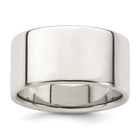 Sterling Silver 10mm Flat Size 4 Band