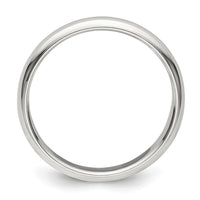 Sterling Silver 3mm Half Round Size 7 Band