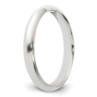 Sterling Silver 3mm Half Round Size 5 Band