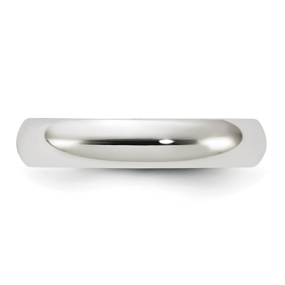 Sterling Silver 4mm Half-Round Size 6.5 Band