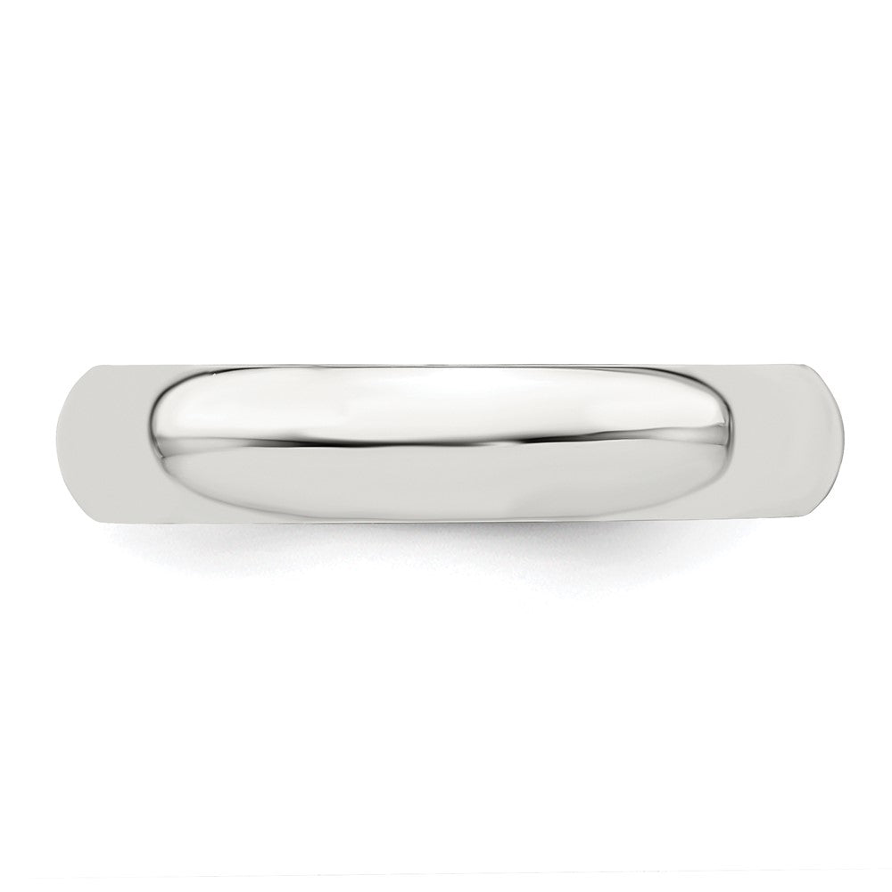 Sterling Silver 4mm Half-Round Size 12 Band