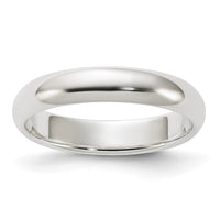 Sterling Silver 4mm Half-Round Size 11 Band