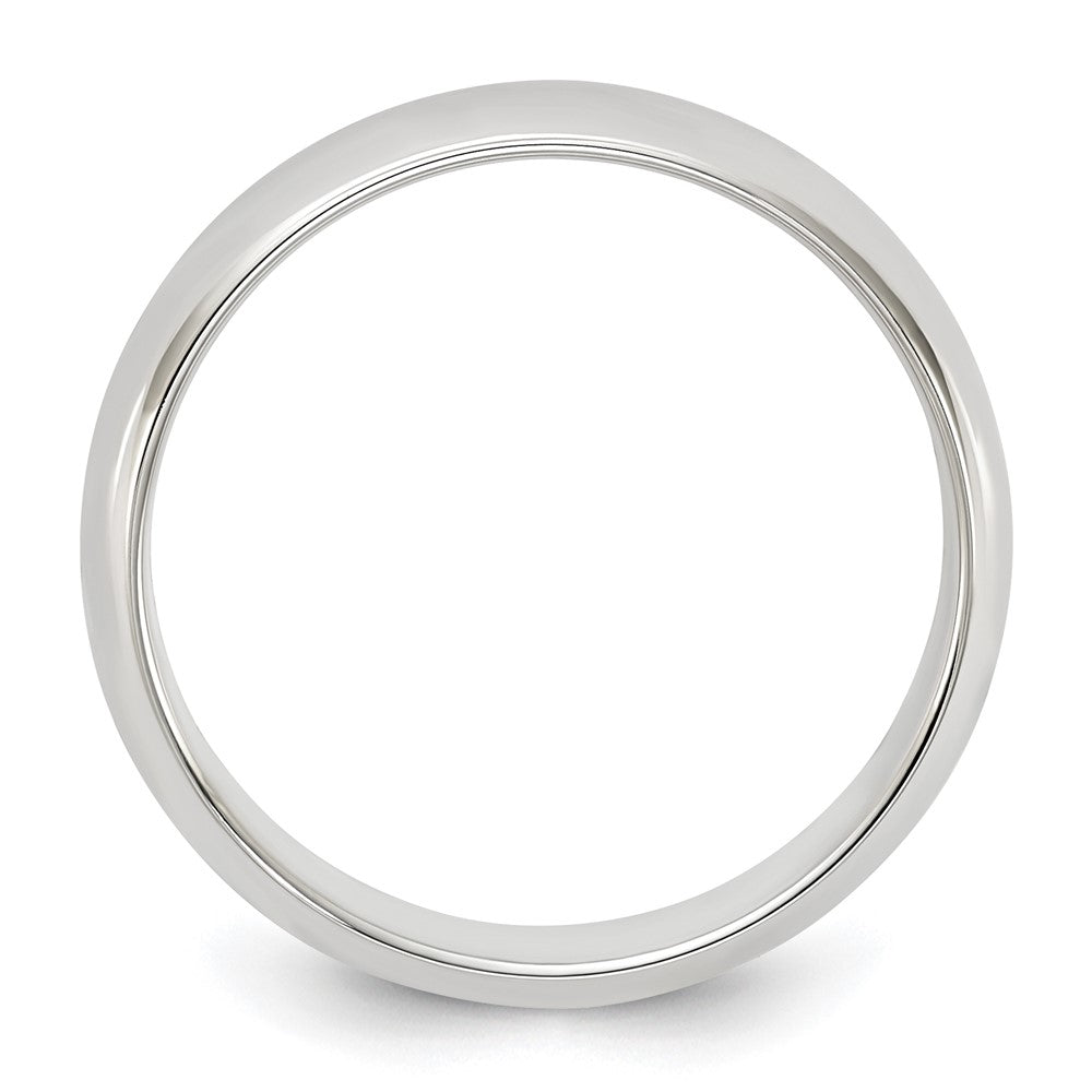 Sterling Silver 5mm Half-Round Size 4 Band