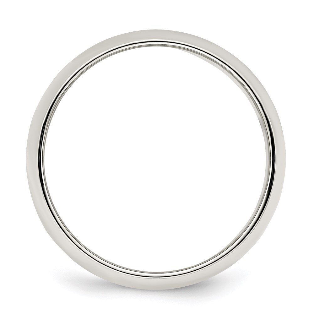 Sterling Silver 7mm Half-Round Size 11 Band