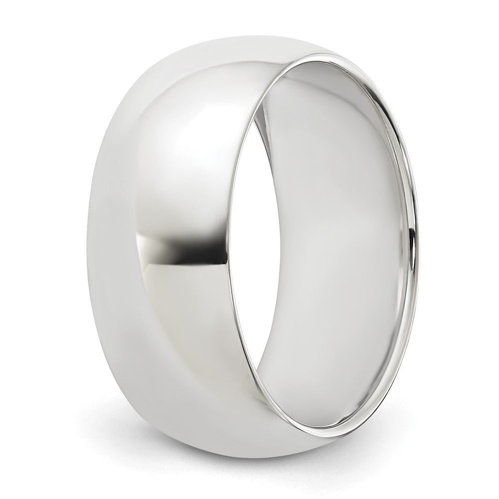 Sterling Silver 8mm Half-Round Size 6 Band