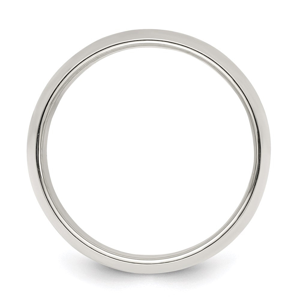 Sterling Silver 9mm Half-Round Size 4 Band