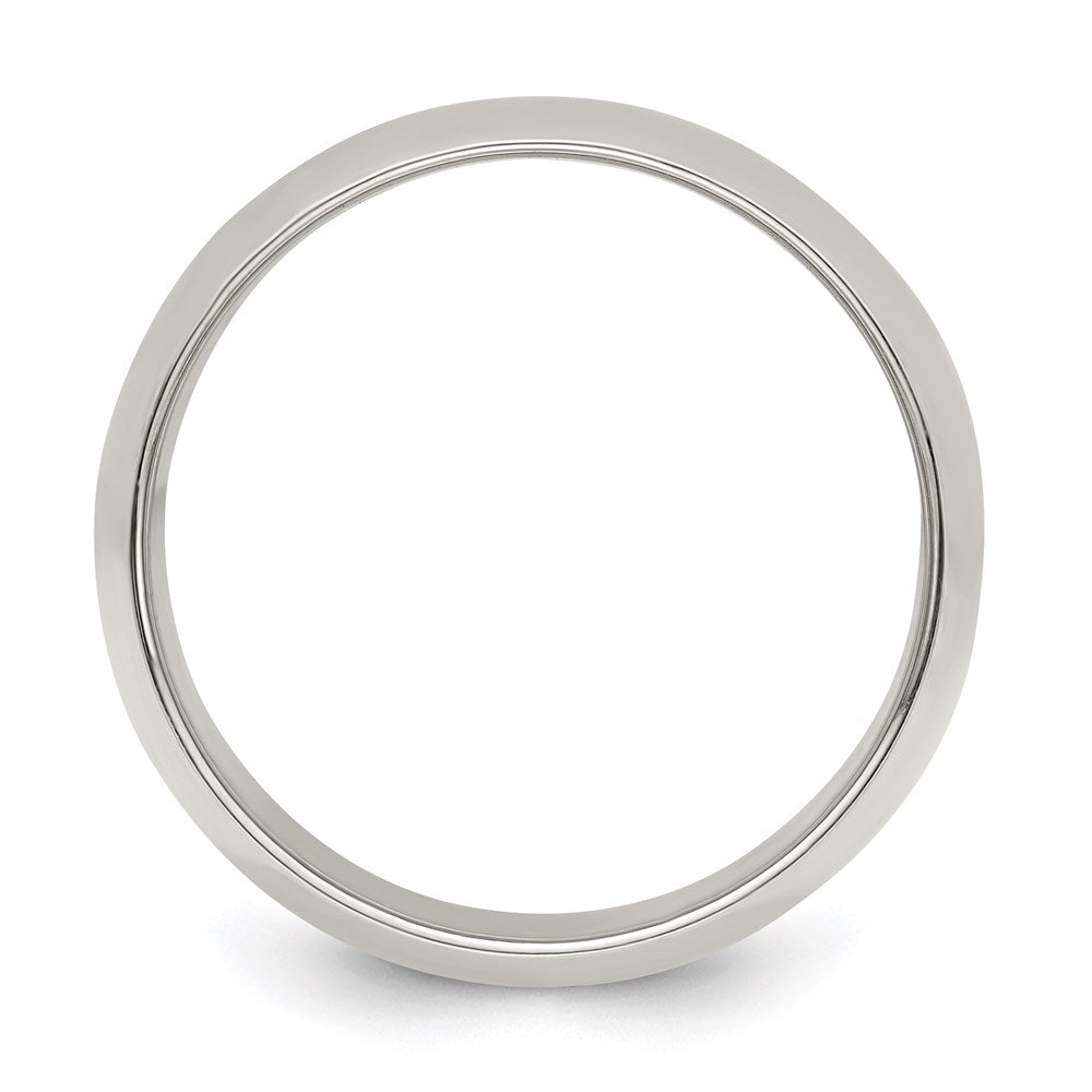 Sterling Silver 10mm Half Round Size 8.5 Band