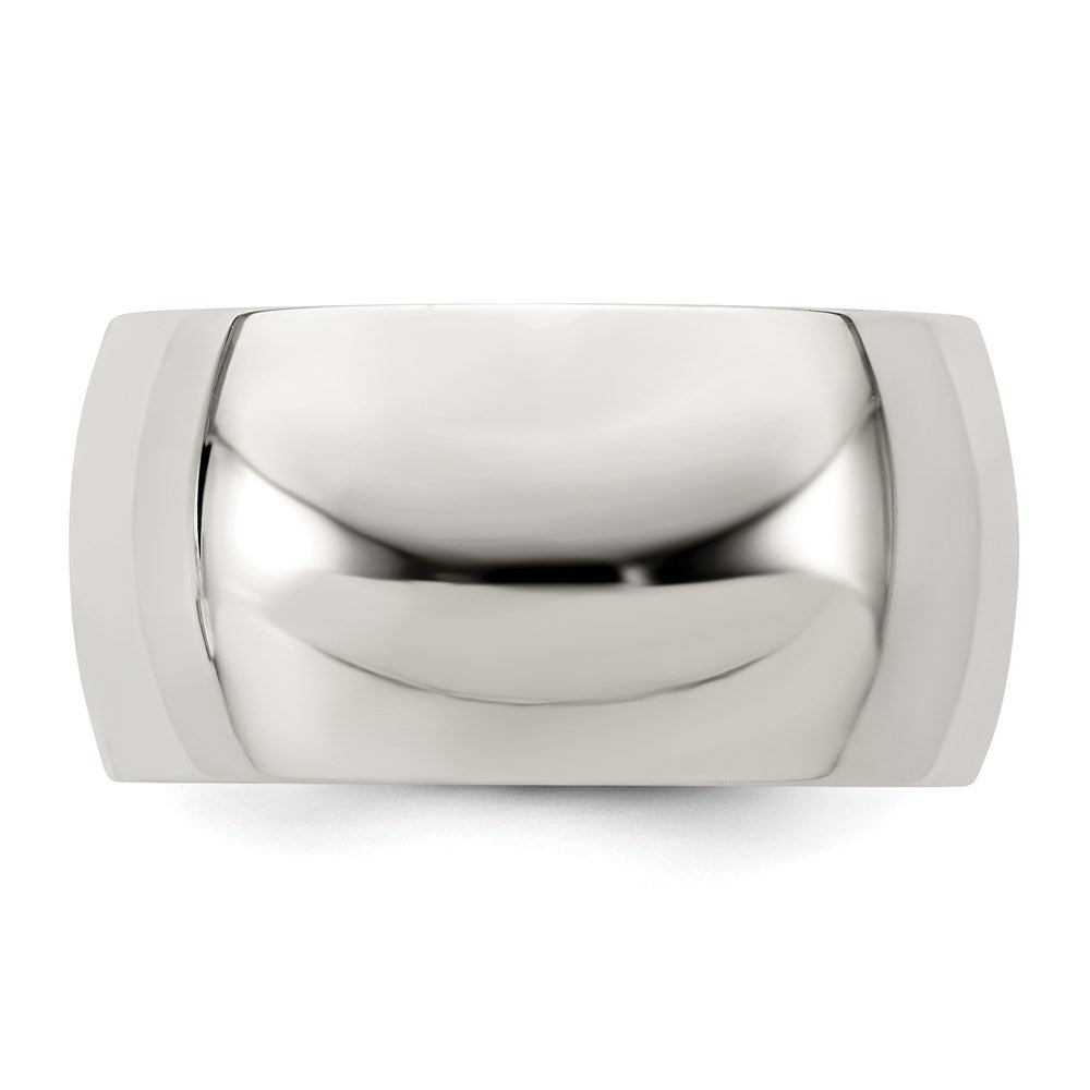 Sterling Silver 10mm Half Round Size 11 Band