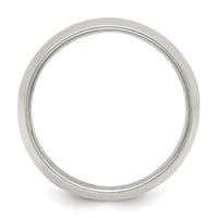 Sterling Silver 12mm Half Round Size 5 Band
