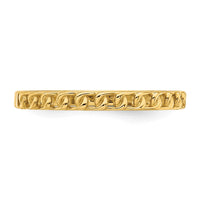 14K Link Design Ring
