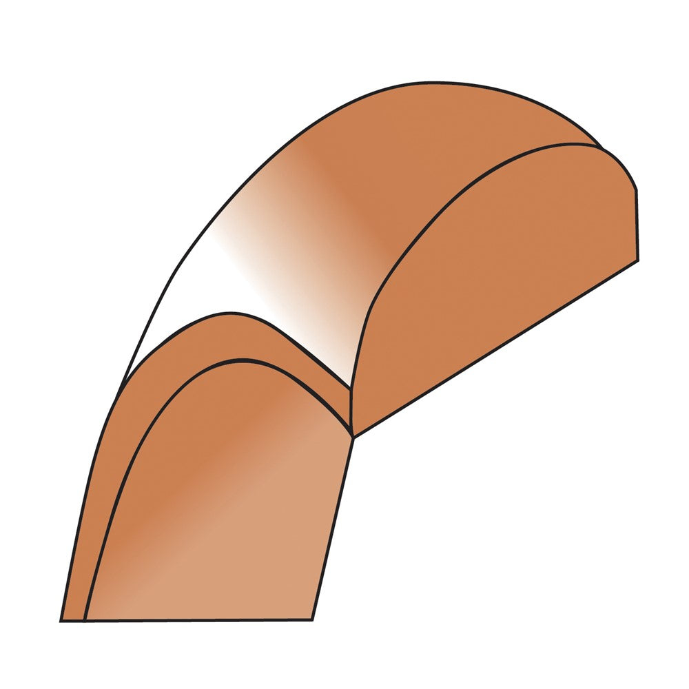 10k Rose Gold 2mm LTW Half Round Band Size 4.5