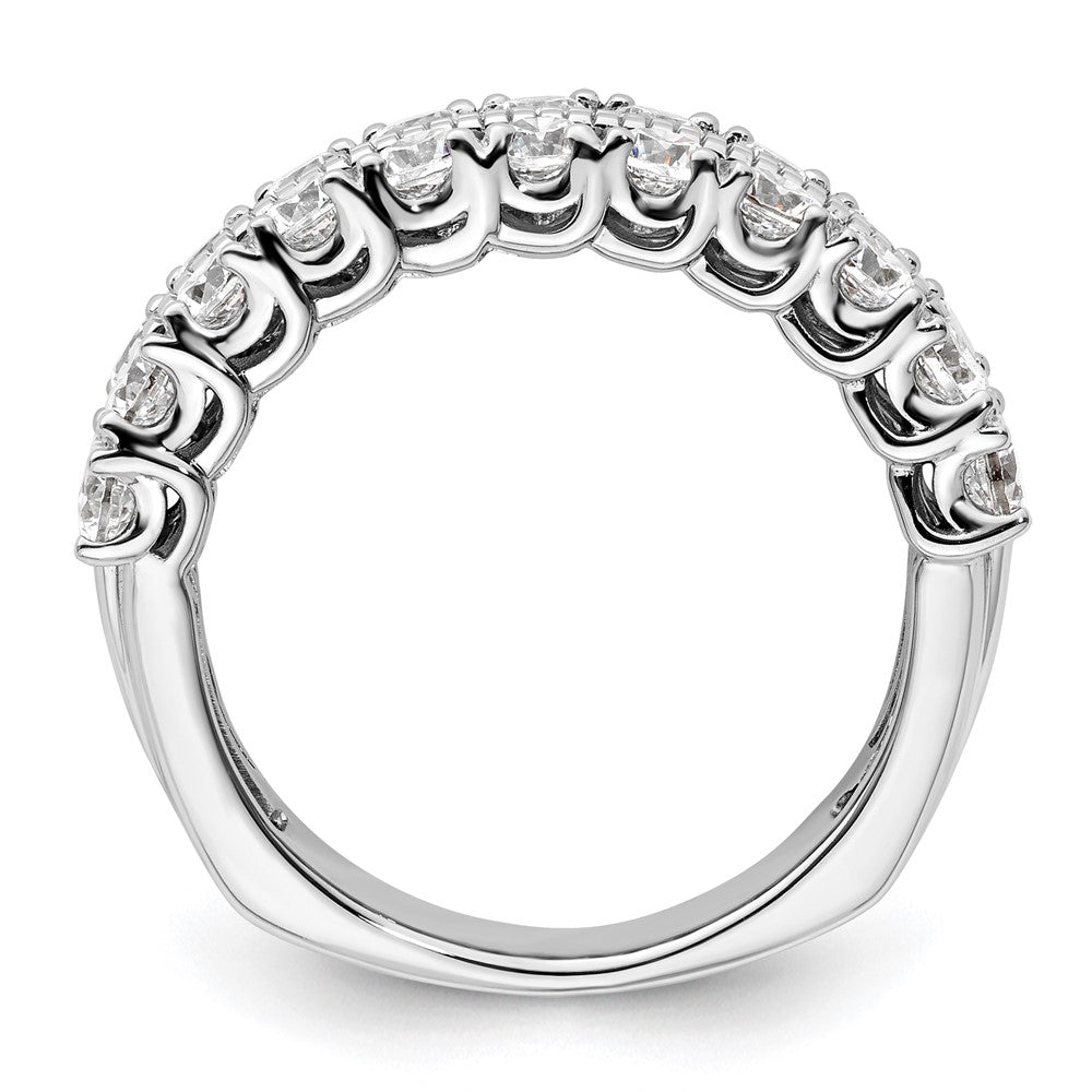 14k White Gold 1 3/4 ct Lab Grown Diamond VS/SI+ G+ Fashion Band