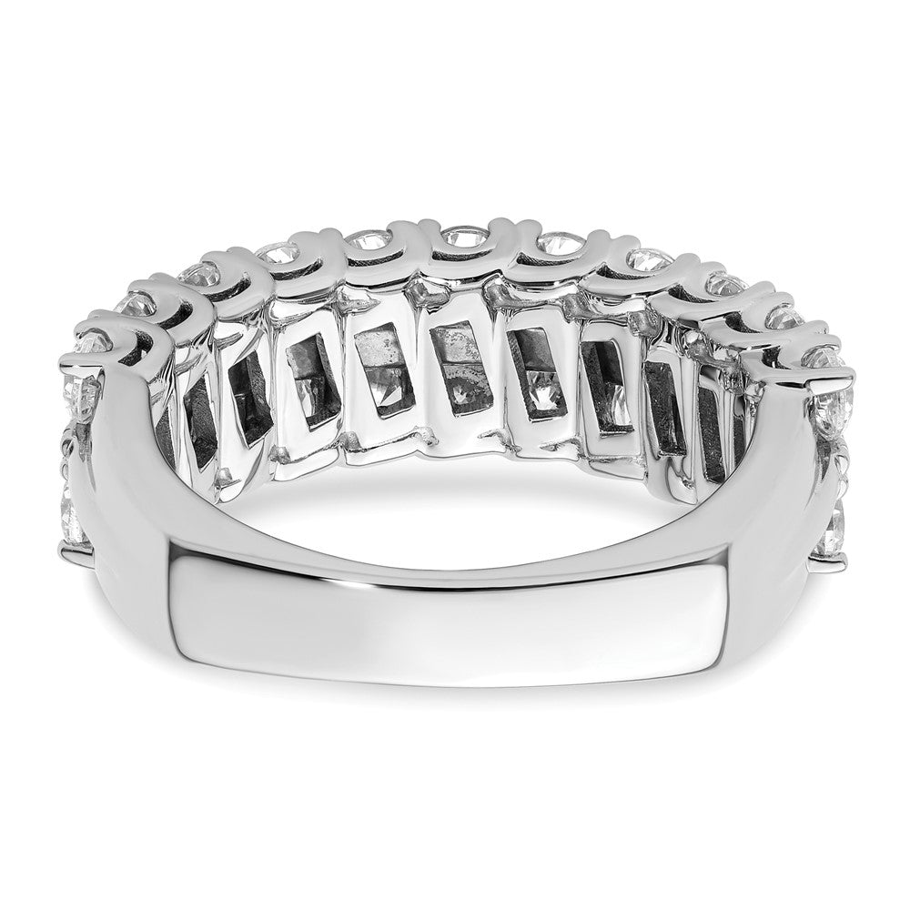 14k White Gold 1 3/4 ct Lab Grown Diamond VS/SI+ G+ Fashion Band