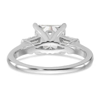 14kw 2ct Cert Lab Grown Dia VS+ F+ Princess Center Comp Eng Ring
