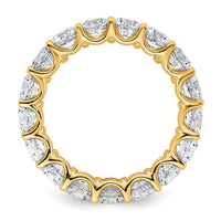 14k Round Prong Set Size 9 Eternity Band Mounting