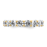 14k Round Prong Set Size 5 Eternity Band Mounting