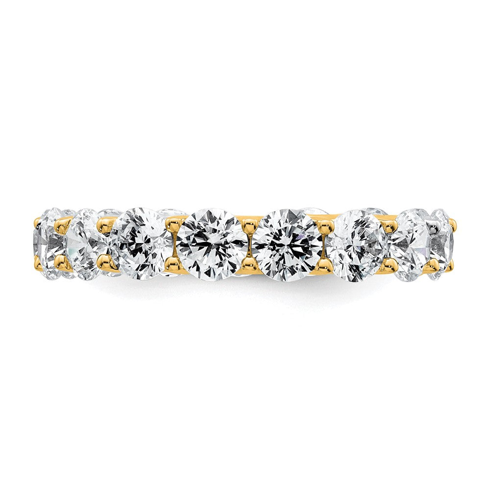 14k Round Prong Set Size 5.5 Eternity Band Mounting
