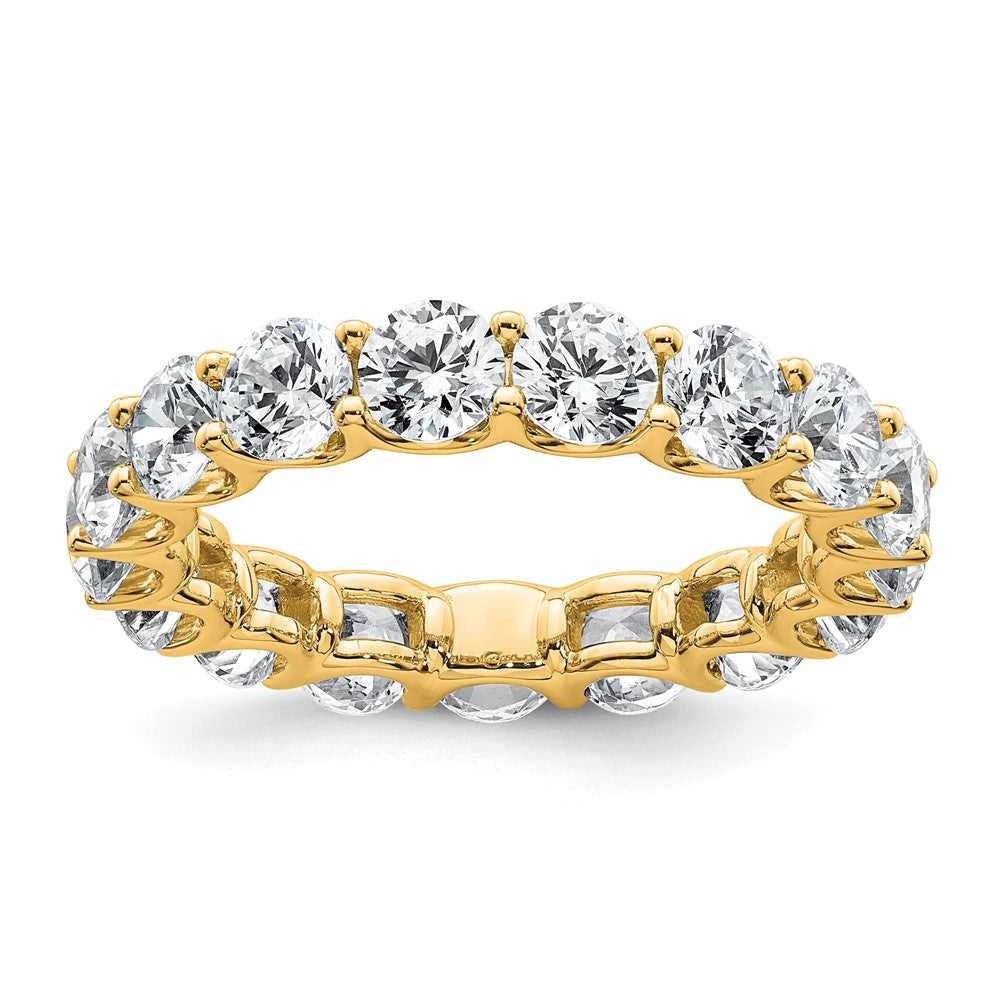 14k Round Prong Set Size 9 Eternity Band Mounting