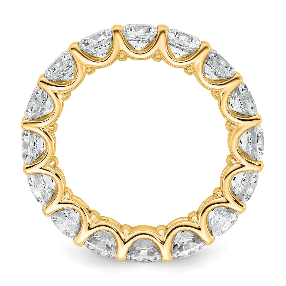 14k Round Prong Set Size 6 Eternity Band Mounting
