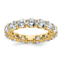 14k Round Prong Set Size 8.5 Eternity Band Mounting