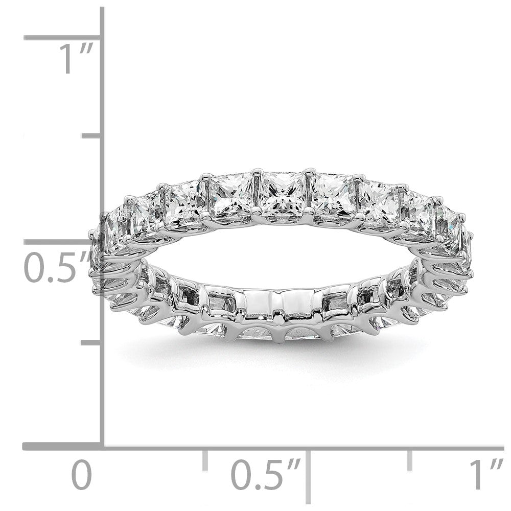 14k 3ct Lab Grown Diamond VS/SI+ G+ Princess Comp Eternity Band