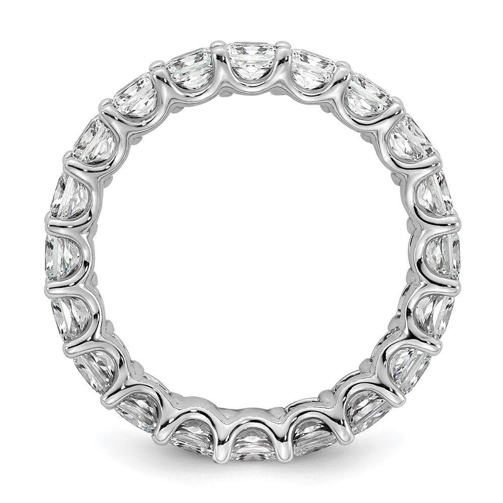 14k 4ct Lab Grown Diamond VS/SI+ G+ Princess Comp Eternity Band
